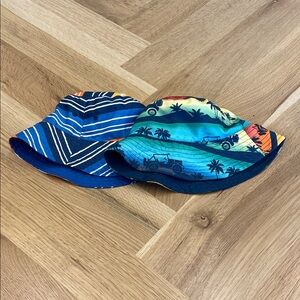Lot of Two Colorful Swim Hats